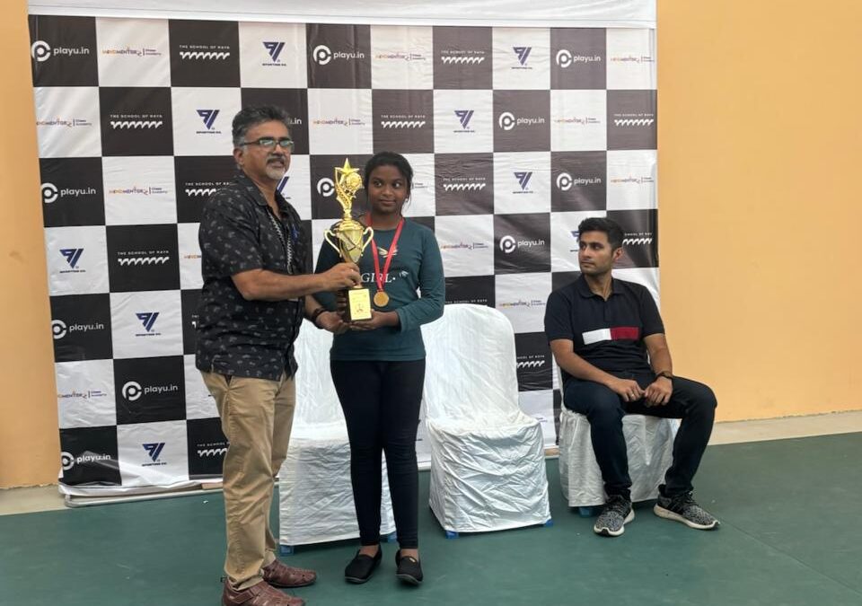 Ananya Wins 1st Prize at State-Level Chess Tournament!