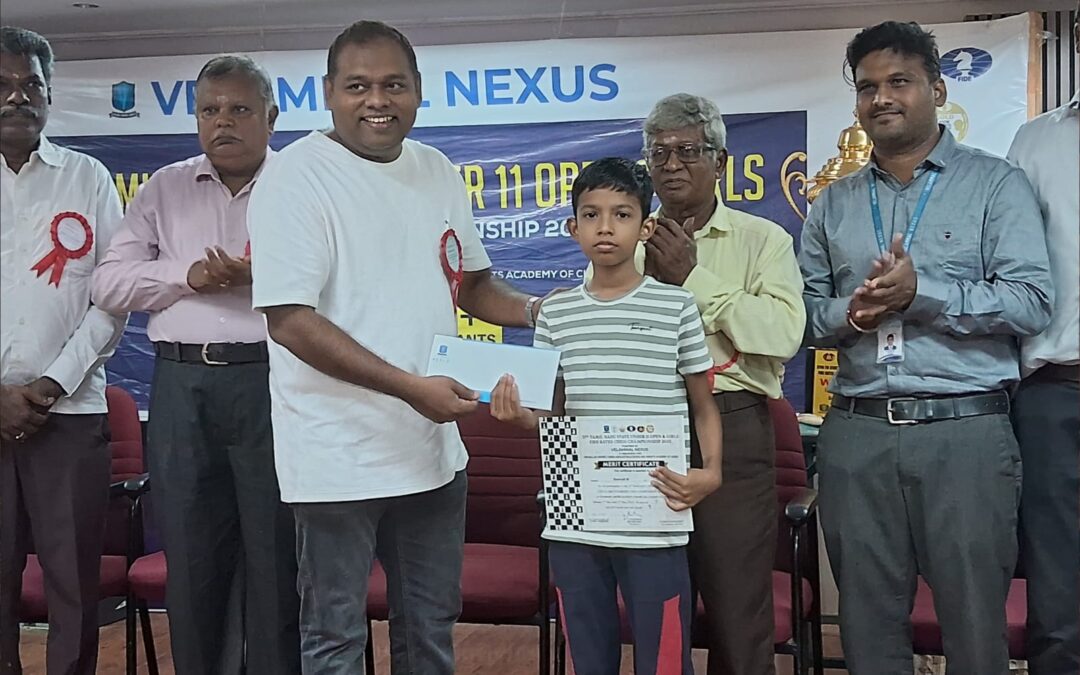 Unbeaten Run: Samrudh M Secures 9th Place at 37th Tamil Nadu U-11 Chess Championship