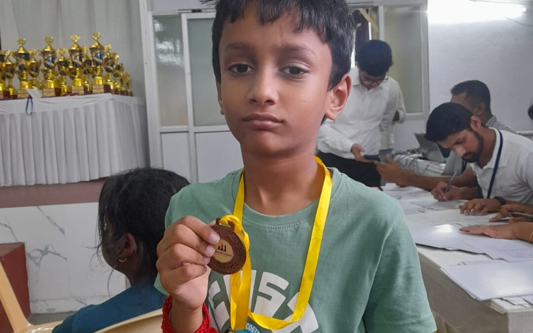 🚀 Neshaanth M S Makes a Big Leap – Top 10 Boys Finish in ChessFusion U-8 Tournament!