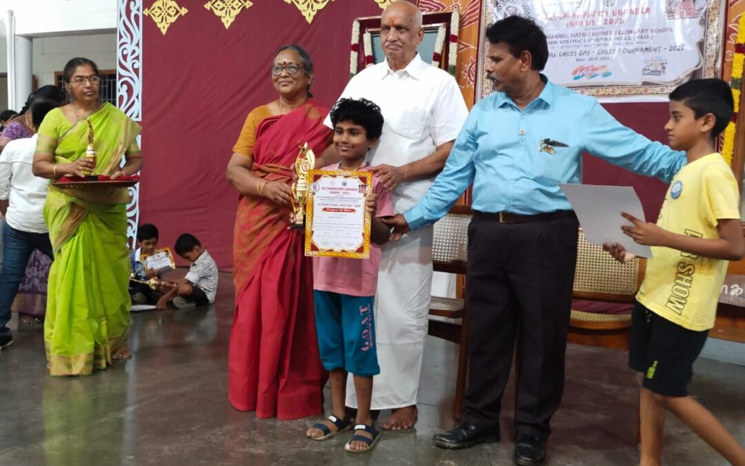 🏆 Thanigaidev S Clinches 4th Place at Chinnusamy Trophy Under-9 Tournament!