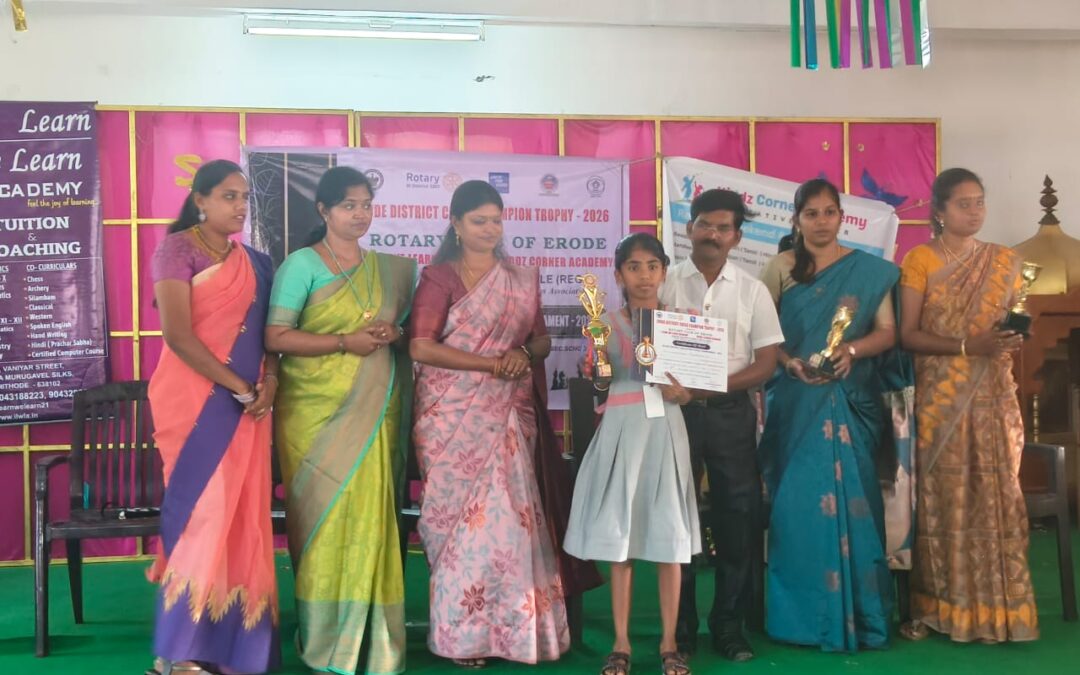 Outstanding Performance at Erode District Selection Tournament