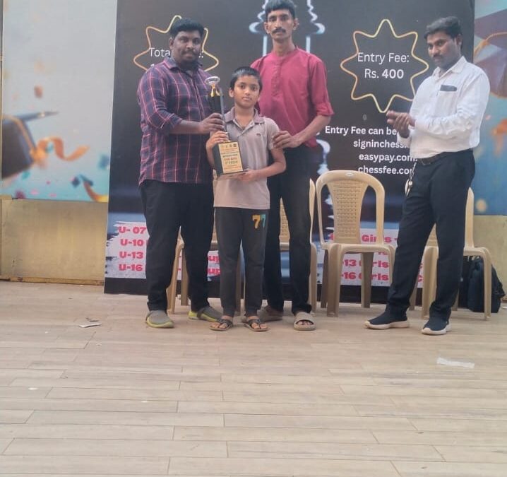 🏆 Outstanding Performance by Yuvakrishna S – Secures 3rd Place in State Tournament