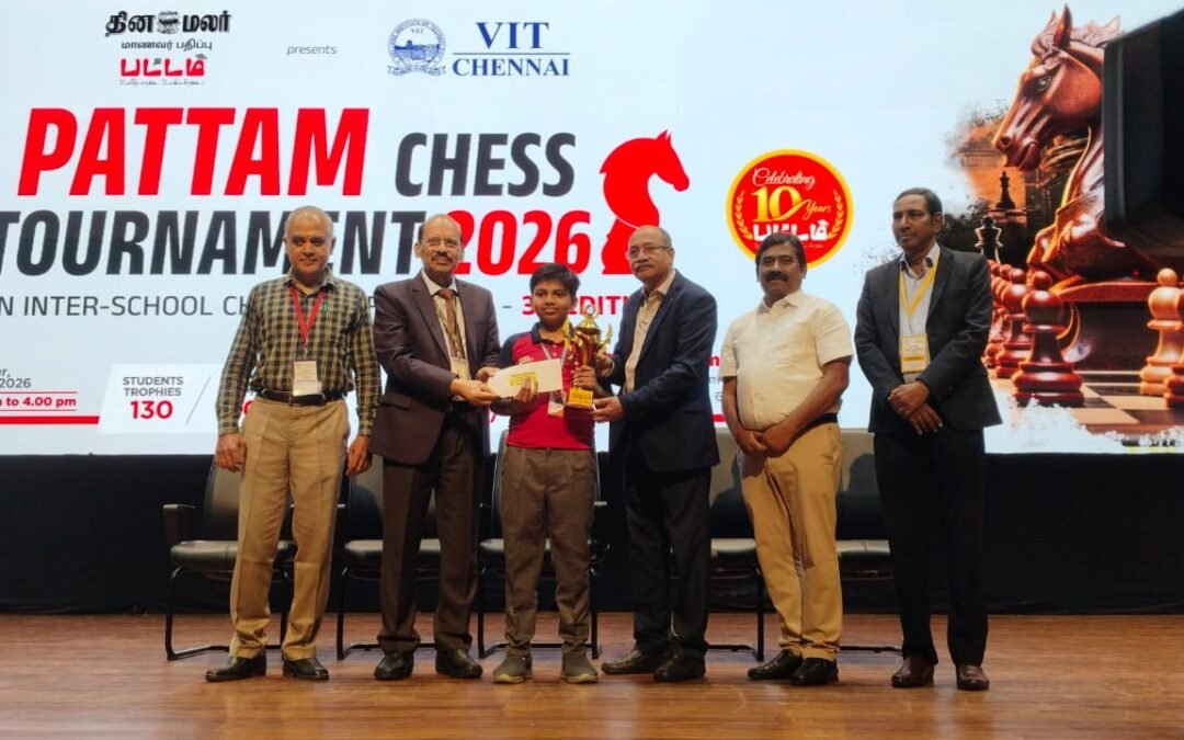 Nafees Secures Second Place at Pattam Inter School Chess Tournament 2026